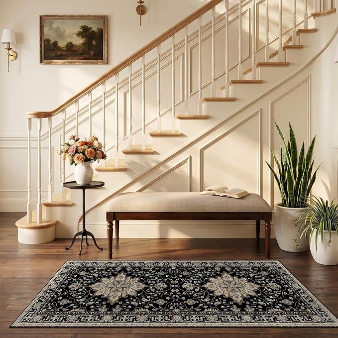 RELEANY Area Rugs 2'6"x5' Runner Rug Non Slip Washable - Image 2