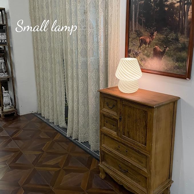 ONEWISH Mushroom Lamp-Small Bedside Table Lamp - Image 3
