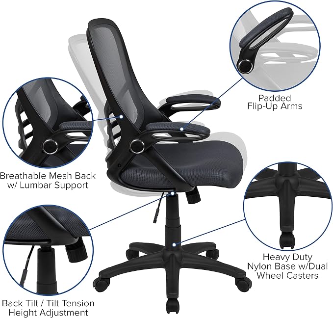 Flash Furniture Porter High-Back Swivel Office Chair - Image 13