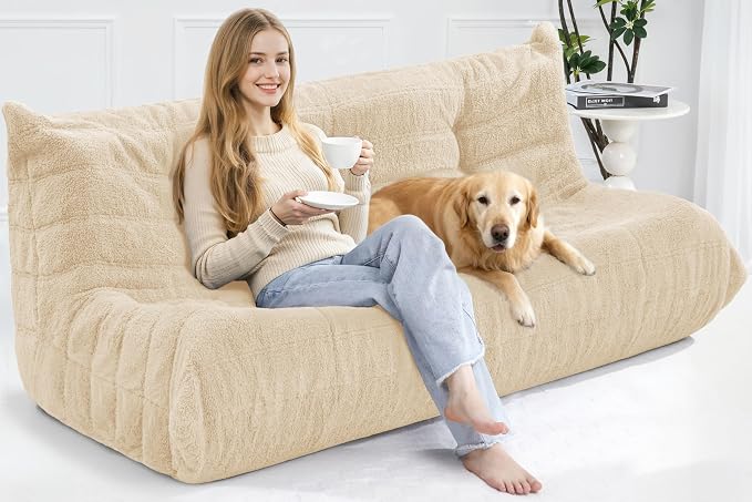 Bean Bag 3-Seater Chair Big Sofa Beanbag Chair - Image 3