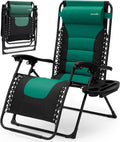 SereneLife Oversized Padded Zero Gravity Lounge Chair, Foldable Outdoor Patio by SereneLife