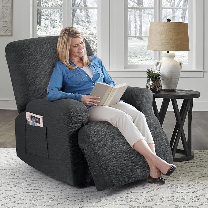 Timeles Recliner Covers Recliner Chair Covers Reclining Couch Covers Sofa - Image 8