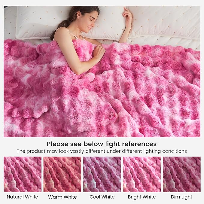 Cozy Bliss Faux Fur Throw Blanket - Image 8