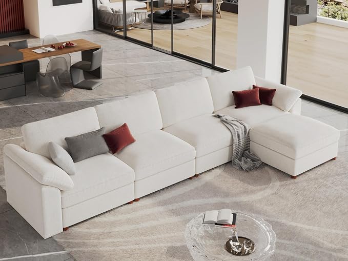 EASE MOOSE Extra Large Modular Sectional Sofa, Modern Oversized L Shape - Image 8