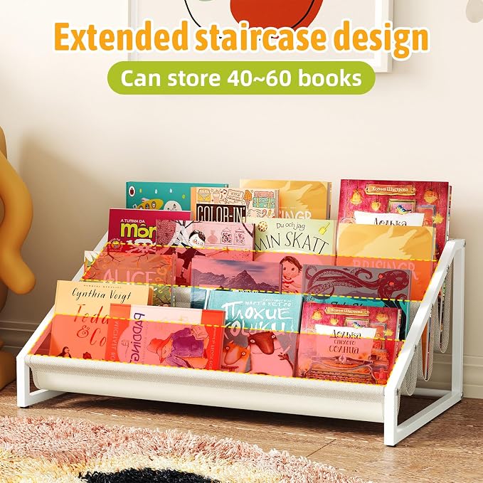 Aokitsink Toddler Bookshelf, Montessori Bookshelf, Bookshelves - Image 6