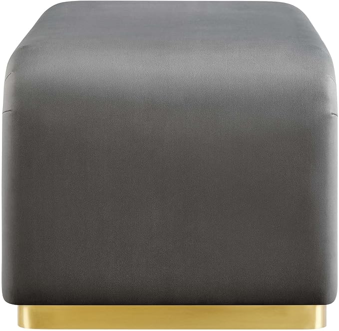 Modway EEI-6735-BRA-STG Koda Performance Velvet Waterfall Ottoman, Brass Storm - Image 4