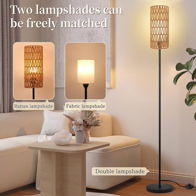 Ruiever Floor Lamp for Living Room, Farmhouse Floor lamp, Modern Standing lamp - Image 6