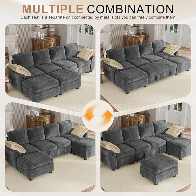 Hanherry 104" Sectional Couch - Image 8