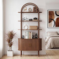 71" Tall Fluted Arched Bookshelf by JanmerHome