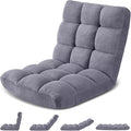 Folding Floor Gaming Chair 14-Poistion Cushioned Adjustable Floor Lazy Sofa by Avocahom