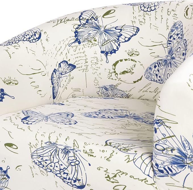 SearchI Club Chair Slipcover Stretch Barrel Chair Covers Printed Tub Chair - Image 6