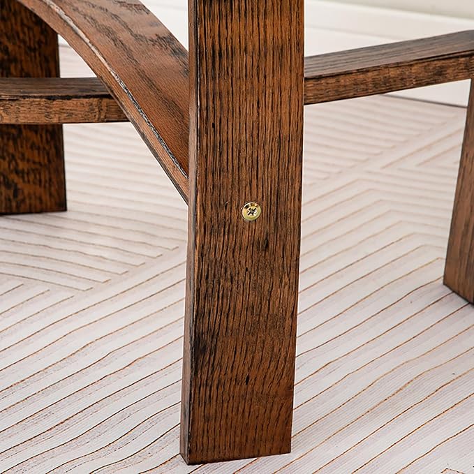 Farmhouse Whiskey Barrel End Table, Round Wood Barrel Side Table, Rusitc Wine - Image 6