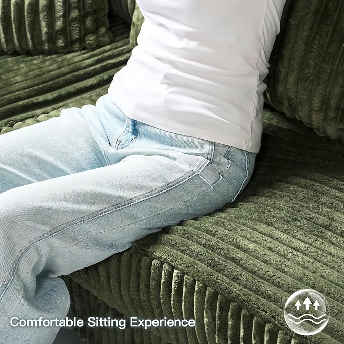 Belffin U Shaped Couch with Reversible Chaises Sectional Couches - Image 7