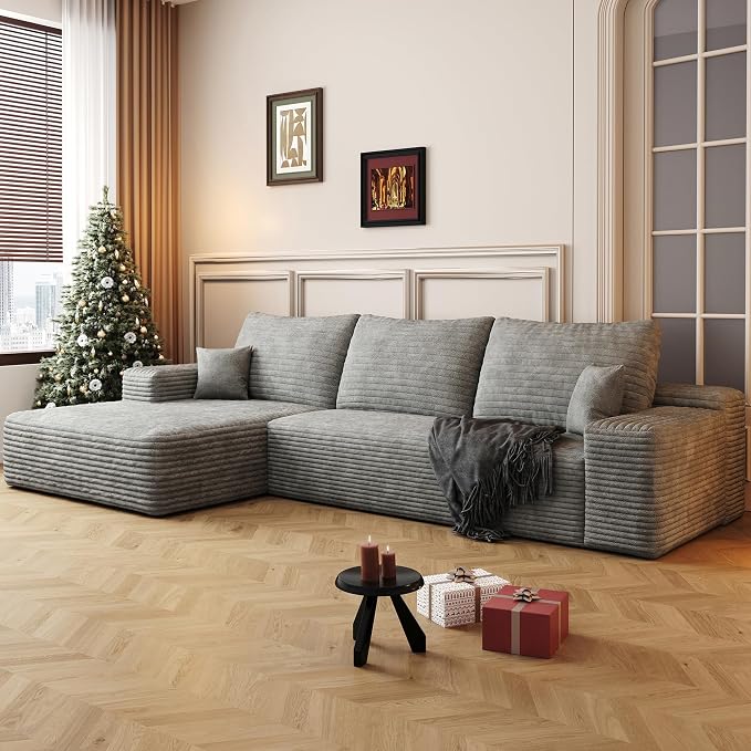 108" Sectional Couches for Living Room Cloud Couch Sofa - Image 6