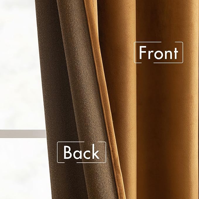 MIULEE Velvet Curtains 63 inches - Image 6
