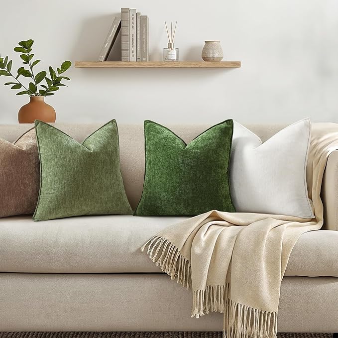 decorUhome Summer Couch Throw Pillow Covers 20x20 Set of 2, Decorative Soft - Image 4
