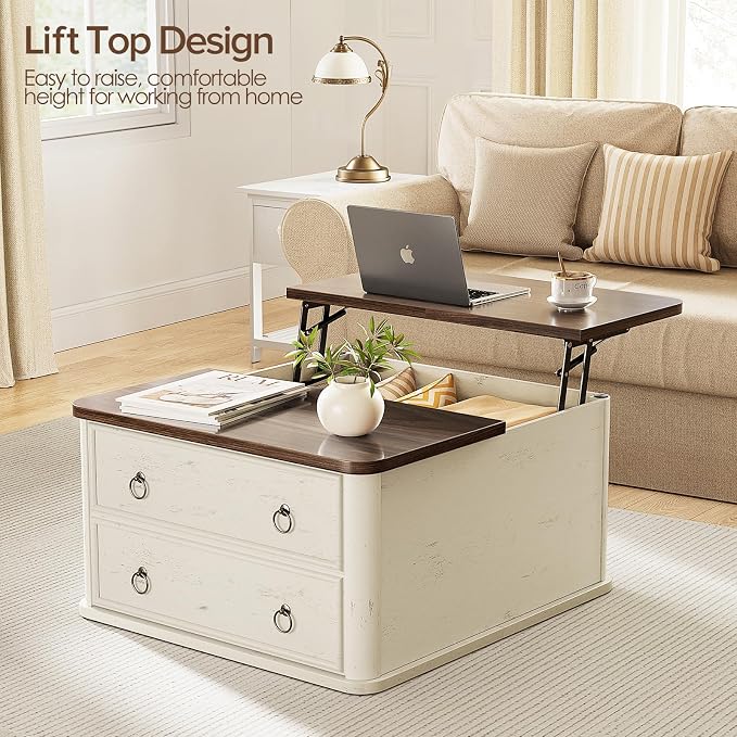 Memobarco 31.5" Lift Top Coffee Table - Image 3