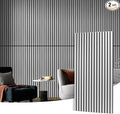 Art3d 2 Wood Slat Acoustic Panels by Art3d