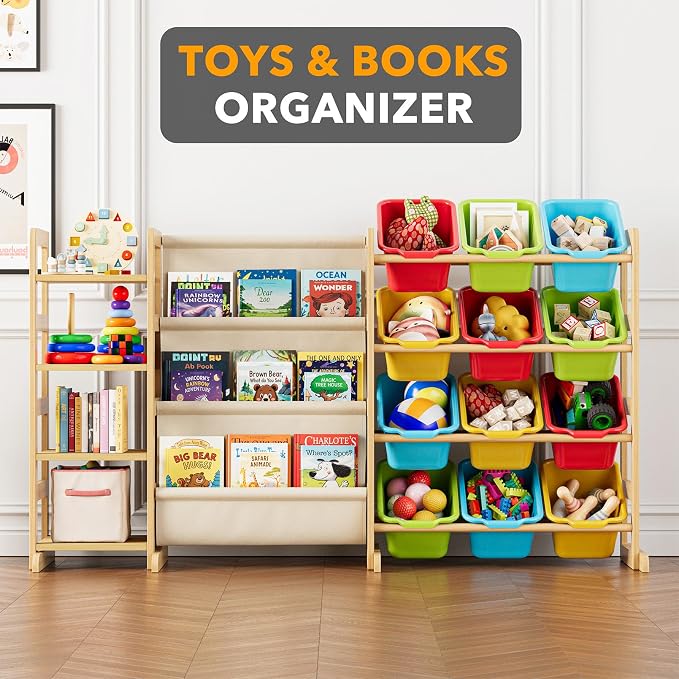 SpaceAid 3-in-1 Toy Storage Organizer - Image 4