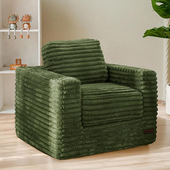 MAXYOYO Kids Bean Bag Chair, Comfy Faux Fur Bean Bag Sofa by MAXYOYO
