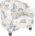 SearchI Club Chair Slipcover Stretch Barrel Chair Covers Printed Tub Chair by SearchI