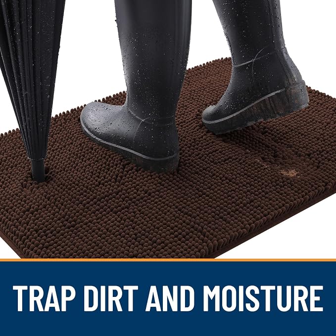 OLANLY Dog Door Mat for Muddy Paws 45x27, Absorbs Moisture and Dirt, Absorbent - Image 2
