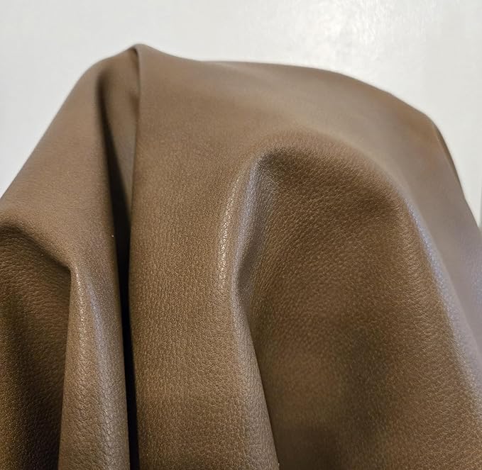 Soft Faux Leather Fabric PU Leather by The Yard Synthetic Pleather 0.9 mm Nappa - Image 3