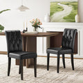 Welzona Upholstered Dining Chairs Set of 2, Button Tufted Parsons Dining Chair by WelzonaDirect