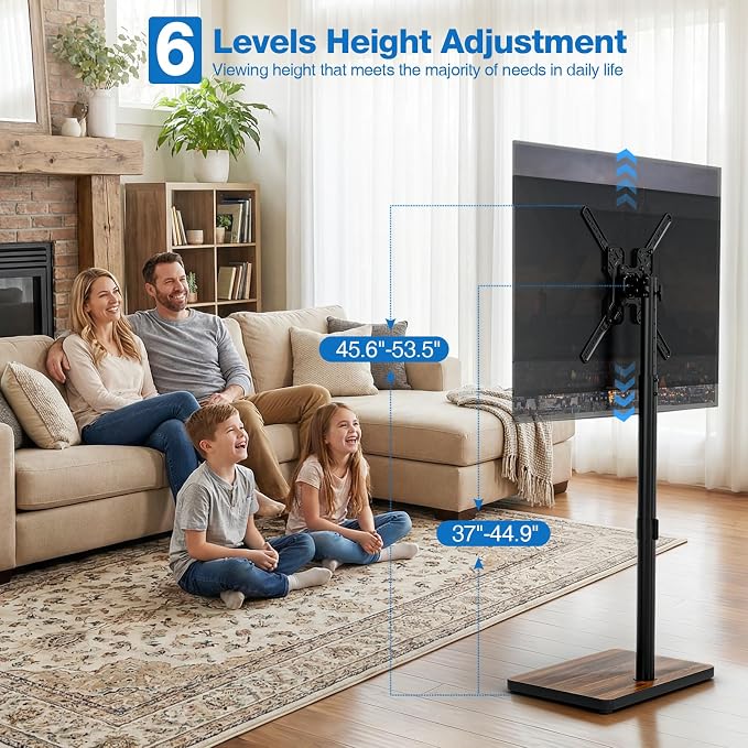 Swivel/Tilt Universal Floor TV Stand - Image 4