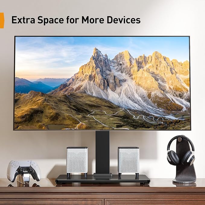 Perlegear Tabletop TV Stand, Universal TV Stand - Image 7