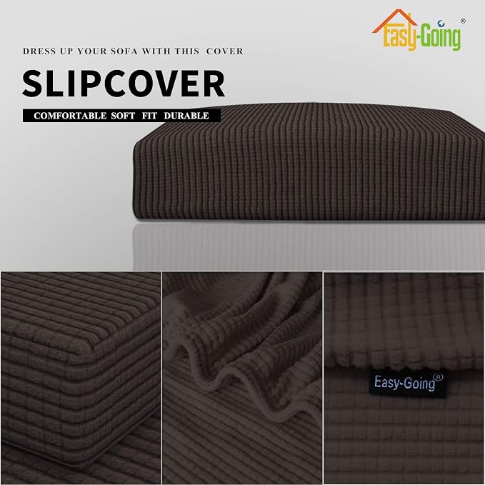 Easy-Going Stretch Loveseat Cushion Cover Sofa Cushion Furniture Protector Sofa - Image 3