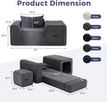 MAXYOYO Folding Sofa Couch, Convertible Floor Sofa - Image 2