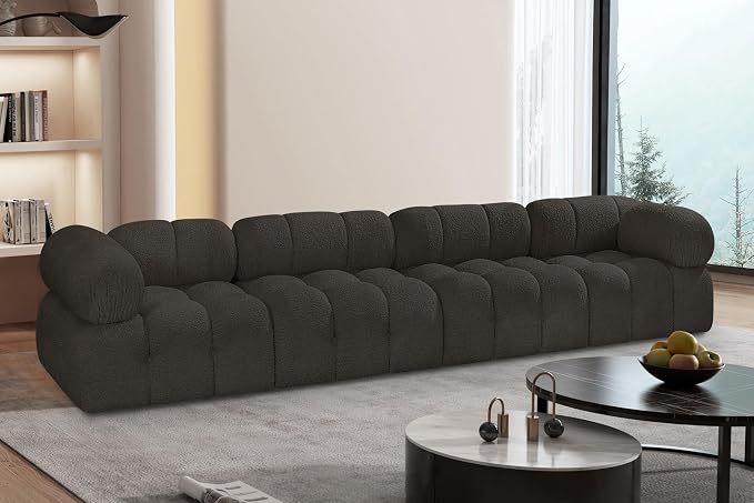 Meridian Furniture 611Brown-S136A Ames Collection Modern | Contemporary Modular - Image 2