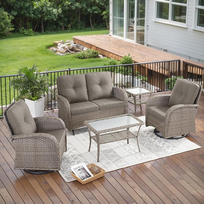 Belord 5 Piece Outdoor Patio Furniture Set by Belord