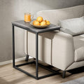Pipishell C Shaped End Table 27 Inches High, Side Table by Pipishell