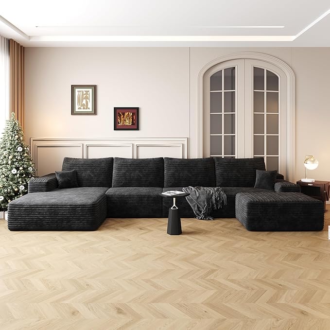 136" Sectional Couches for Living Room Cloud Couch Sofa - Image 8