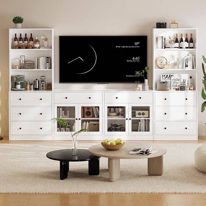 TUSY 71" Large TV Stand Set - Image 3
