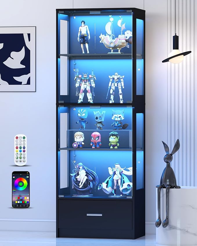 Lamtor Display Cabinet with Glass Doors by Lamtor
