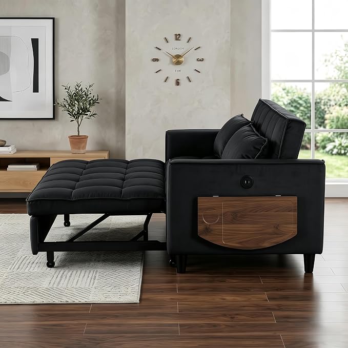 4 in 1 Convertible Sofa Bed, Pull Out Couch - Image 3