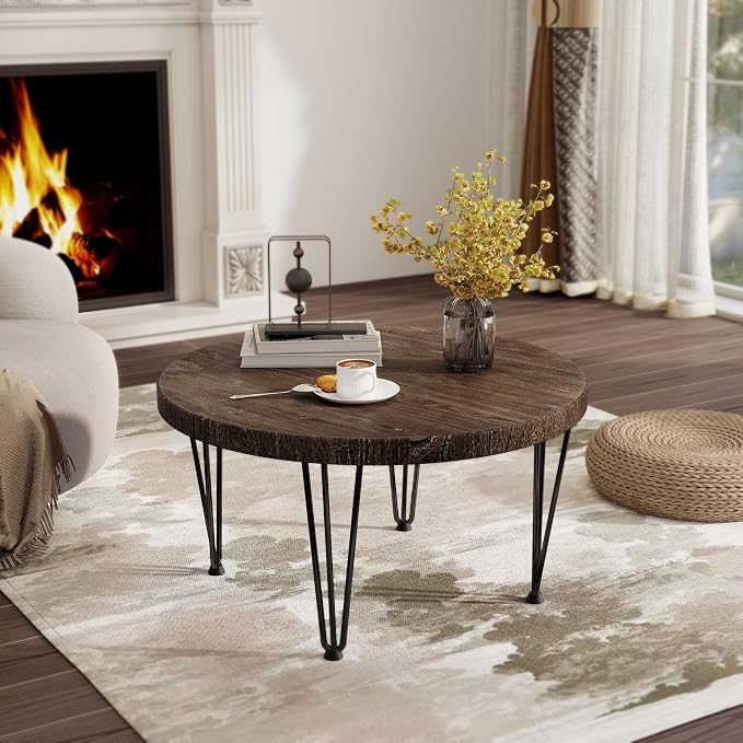 Fun Memories Round Coffee Table by FunMemories