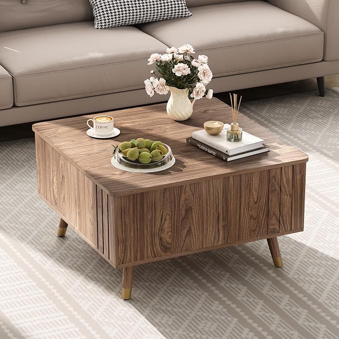 SULIVES Lift Top Coffee Table - Image 7