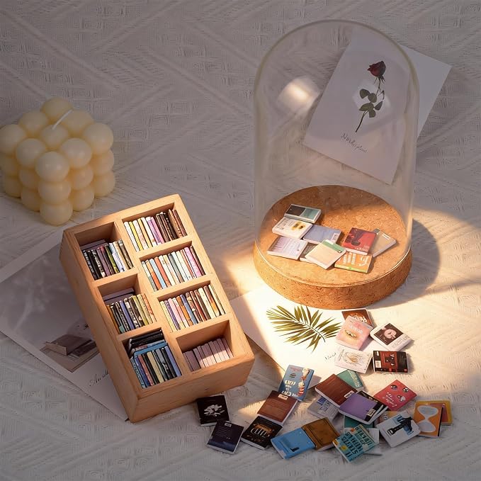 Anxiety Bookshelf, Miniature Bookcase, Mini Bookshelves - Image 7