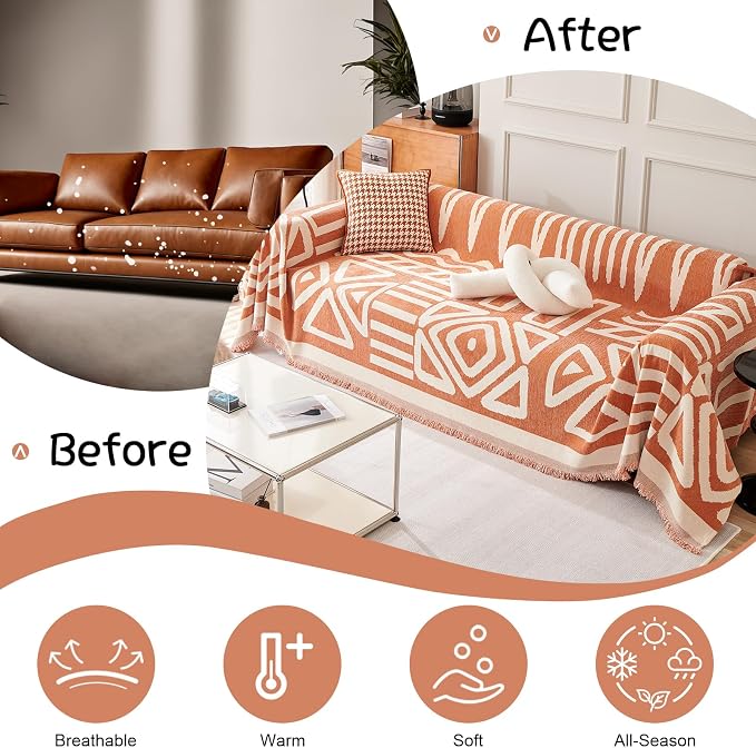 VClife Small Couch Cover for Dog, Washable Sofa Cover for Pet Washable Soft - Image 5
