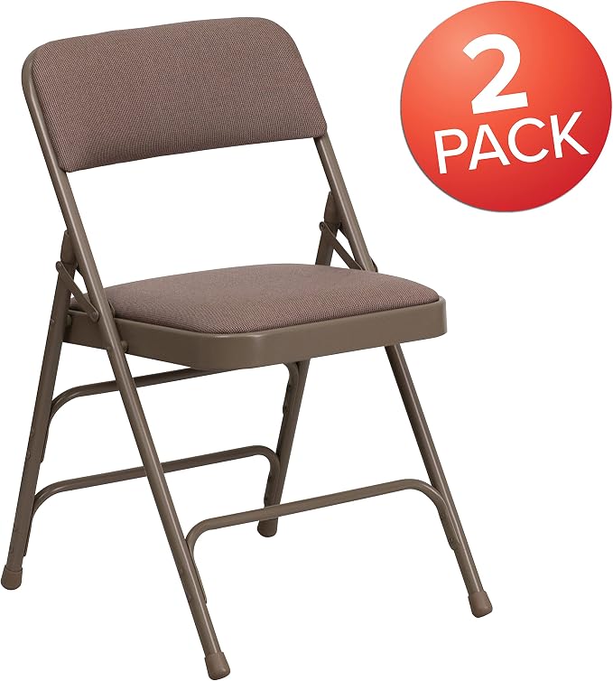 Flash Furniture 2 Pack HERCULES Series Curved Triple Braced & Double Hinged - Image 4