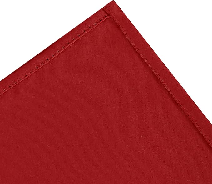 LEMOMO Bright Red Blackout Curtains 52 x 63 Inch Length/Set of 2 Curtain - Image 8
