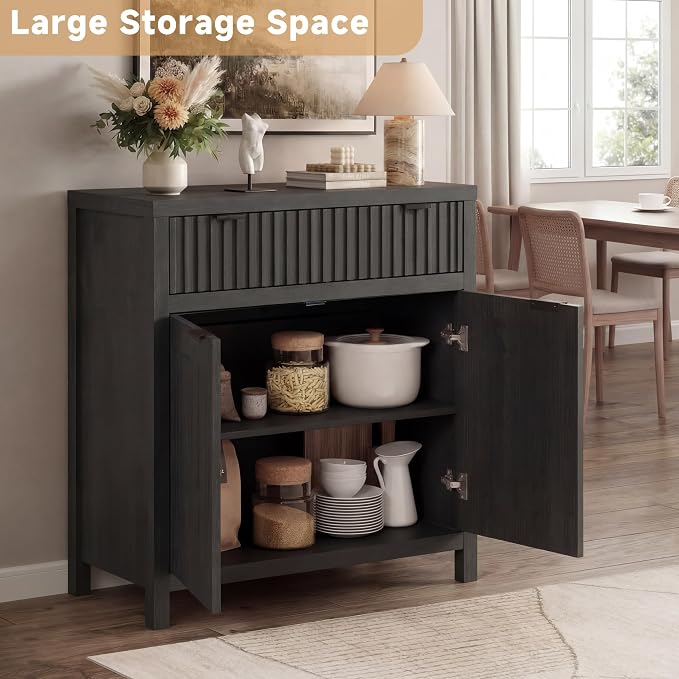 Fatmok Fluted Buffet Cabinet - Image 4