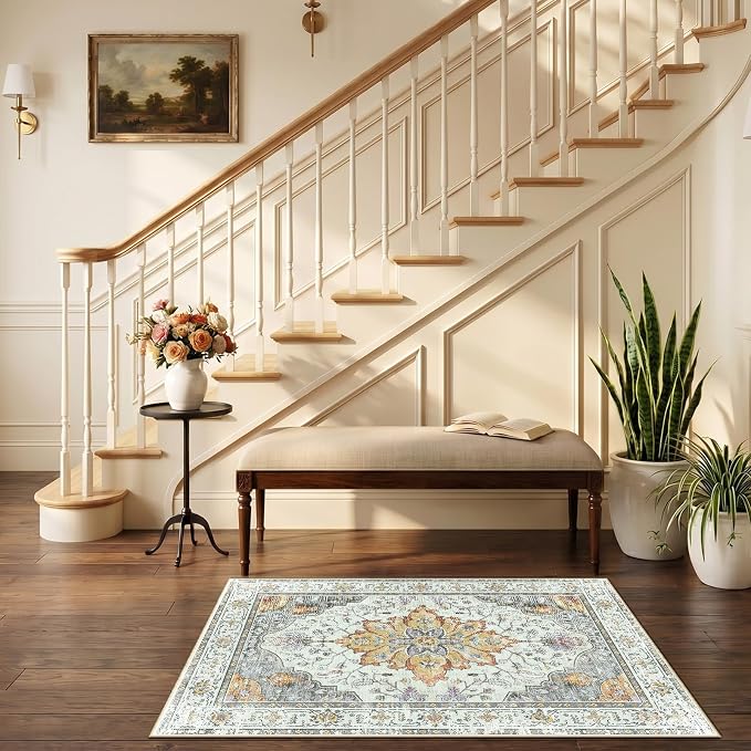 RELEANY Area Rugs 2'6"x4' Kitchen Rugs Entry Rug Small Rugs - Image 2