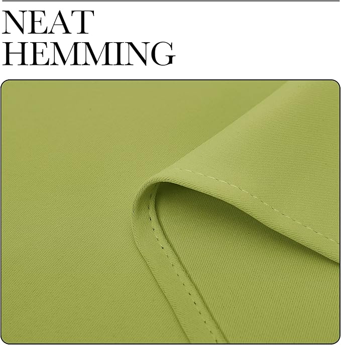 NICETOWN Fresh Green Blackout Curtains 120 inches Length - Image 6