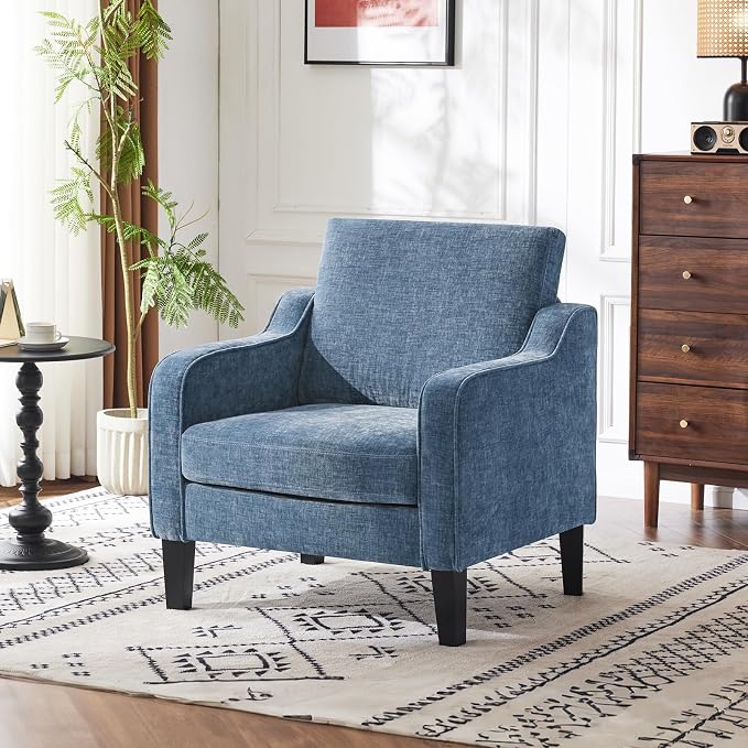 VINGLI Mid Century Modern Accent Chair Set of 2, Waiting Room - Image 7