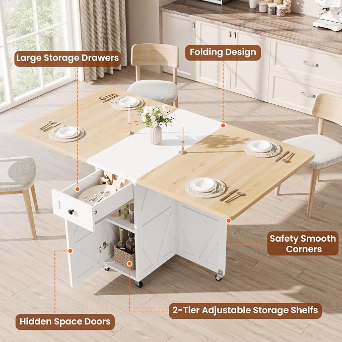 Space Saving Folding Dining Table - Image 6